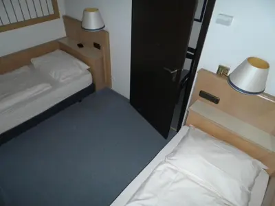 Ein Bett oder Betten in einem Zimmer der Unterkunft Blick in die Südeifel