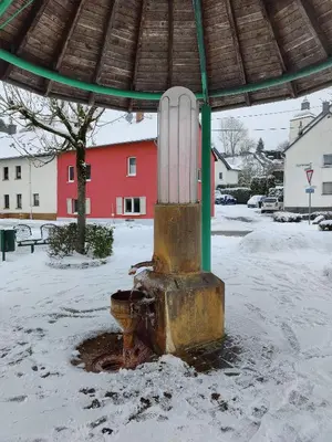 Ferienhaus am Sauerbrunnen im Winter