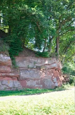 Naturlandschaft in der Nähe des Ferienhauses