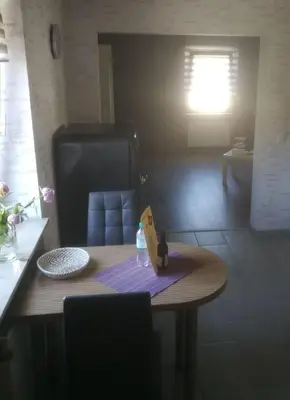 Ein Sitzbereich in der Unterkunft FeWo Algenrodt