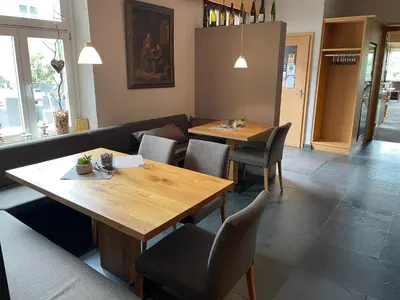 Ein Sitzbereich in der Unterkunft Weingutshotel Piesporter Goldtröpfchen