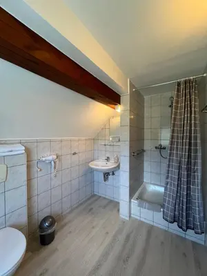 Ein Badezimmer in der Unterkunft Waldhaus Lahnstein