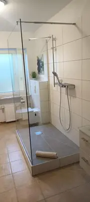 Ein Badezimmer in der Unterkunft Ferienwohnung Nesa