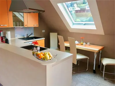 Küche/Küchenzeile in der Unterkunft Ferienwohnung Cella