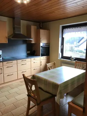 Küche/Küchenzeile in der Unterkunft Ferienwohnung Susanna