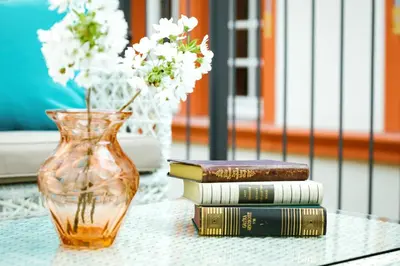 Die Bibliothek in der Ferienwohnung