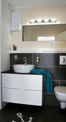 Ein Badezimmer in der Unterkunft Ferienwohnung Seestern