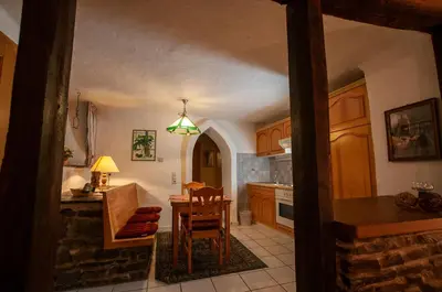 Küche/Küchenzeile in der Unterkunft Landhaus Müller