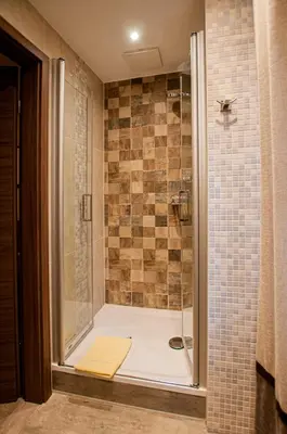 Ein Badezimmer in der Unterkunft Landhaus Müller