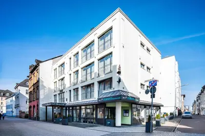 Das Gebäude in dem sich das Hotel befindet