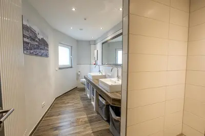 Ein Badezimmer in der Unterkunft Guesthouse Cockpit
