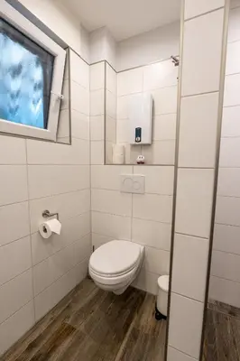 Ein Badezimmer in der Unterkunft Guesthouse Cockpit