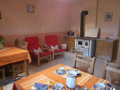 Küche/Küchenzeile in der Unterkunft Gästehaus Jüngling