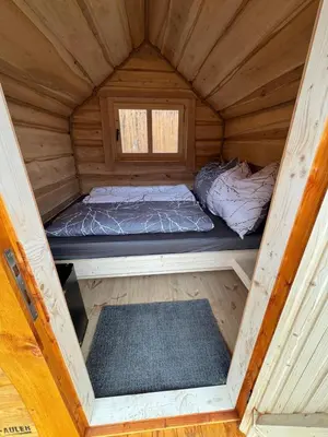 Ein Bett oder Betten in einem Zimmer der Unterkunft Winzerhaus Gärtner - An der Loreley