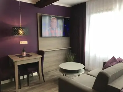 TV/Unterhaltungsangebot in der Unterkunft Apartmenthaus Burgenheimat in Rhens bei Koblenz