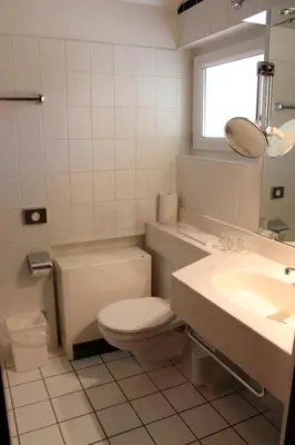 Ein Badezimmer in der Unterkunft Landhaus Seeblick