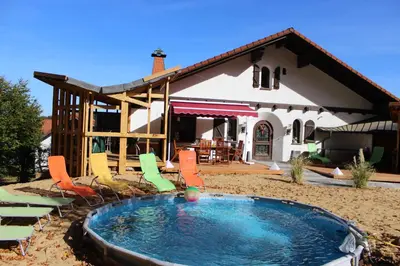 Der Swimmingpool an oder in der Nähe von Casa Vorwerk