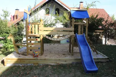 Ein Kinderspielbereich in der Unterkunft Casa Vorwerk