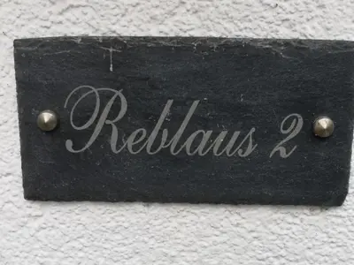 Ein Zertifikat, Auszeichnung, Logo oder anderes Dokument, das in der Unterkunft Mosel Ferienhaus Reblaus ausgestellt ist