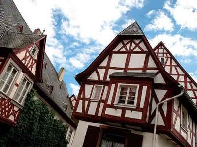 Das Gebäude in dem sich die Ferienwohnung befindet