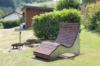Ein Garten an der Unterkunft Ferienhaus 