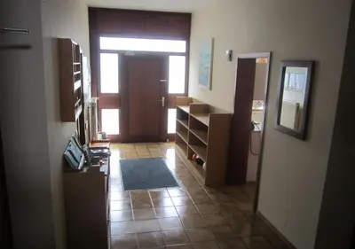 Ein Bett oder Betten in einem Zimmer der Unterkunft Ferienhaus Vulkaneifel Kopp