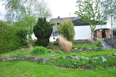Ein Garten an der Unterkunft Ferienwohnung Noviomagus