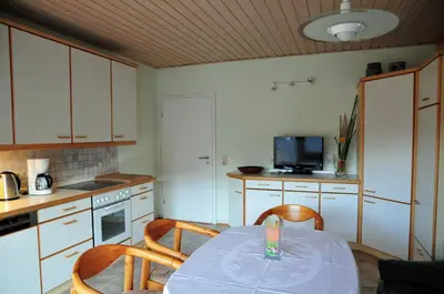 Küche/Küchenzeile in der Unterkunft Ferienwohnung Noviomagus