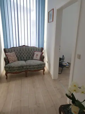 Ein Sitzbereich in der Unterkunft Marumparkblick