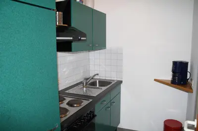 Küche/Küchenzeile in der Unterkunft Ferienwohnung Mosella