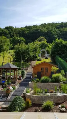 Naturlandschaft in der Nähe des Ferienhauses