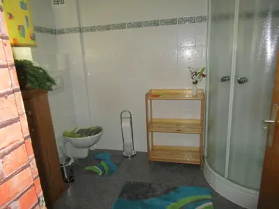 Ein Badezimmer in der Unterkunft Ferienhaus 
