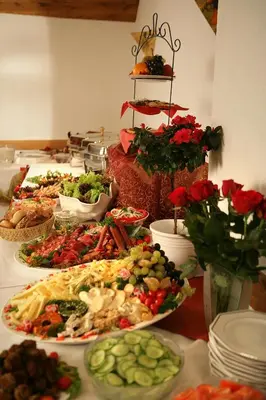 Essen in der Pension oder in der Nähe