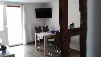 TV/Unterhaltungsangebot in der Unterkunft Ferienwohnung Gerhard Lenz