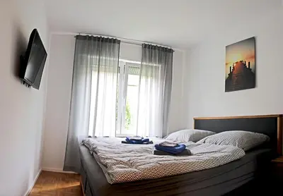 Ein Bett oder Betten in einem Zimmer der Unterkunft Haus Josef Klotten
