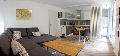 Küche/Küchenzeile in der Unterkunft Haus Josef Klotten Wohnung 2