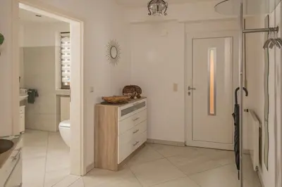 Ein Badezimmer in der Unterkunft Apartment Heilbrünnchen