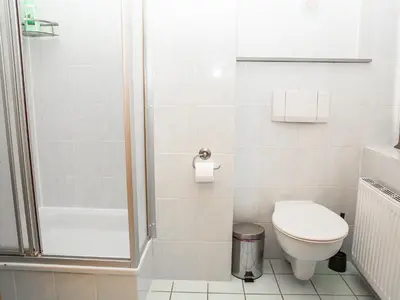 Ein Badezimmer in der Unterkunft Ferienwohnungen Merl