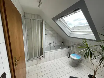 Ein Badezimmer in der Unterkunft Ferienwohnung Adelheid Brachtendorf