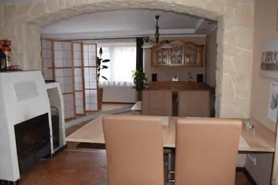 Ein Sitzbereich in der Unterkunft Marktstübchen an der schönen Loreley