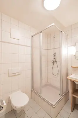 Ein Badezimmer in der Unterkunft Landhotel Ringelsteiner Mühle