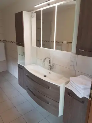 Ein Badezimmer in der Unterkunft Ferienwohung Auszeit am Eifelsteig