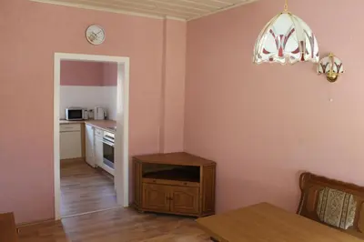 Ein Bett oder Betten in einem Zimmer der Unterkunft Ferienwohnung Hofmann