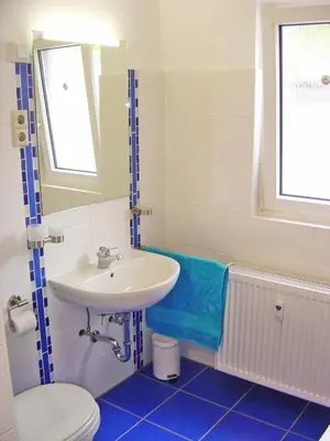 Ein Badezimmer in der Unterkunft Wohnen über den Dächern der Cochemer Altstadt