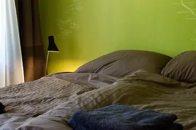 Ein Bett oder Betten in einem Zimmer der Unterkunft Momerooms – Appartement am Momering