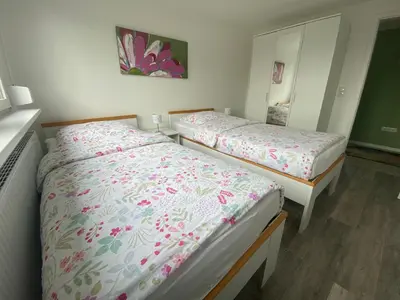 Ein Bett oder Betten in einem Zimmer der Unterkunft Apartment Ehrenbreitstein