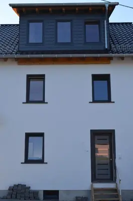 Das Gebäude in dem sich die Ferienwohnung befindet