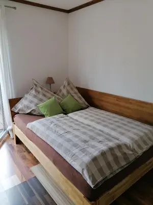 Ein Bett oder Betten in einem Zimmer der Unterkunft Gemütlich wohnen in Welling
