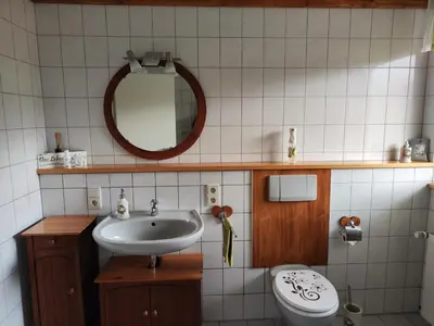 Ein Badezimmer in der Unterkunft Gemütlich wohnen in Welling