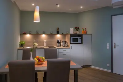 Küche/Küchenzeile in der Unterkunft Cozy-Flats Koblenz